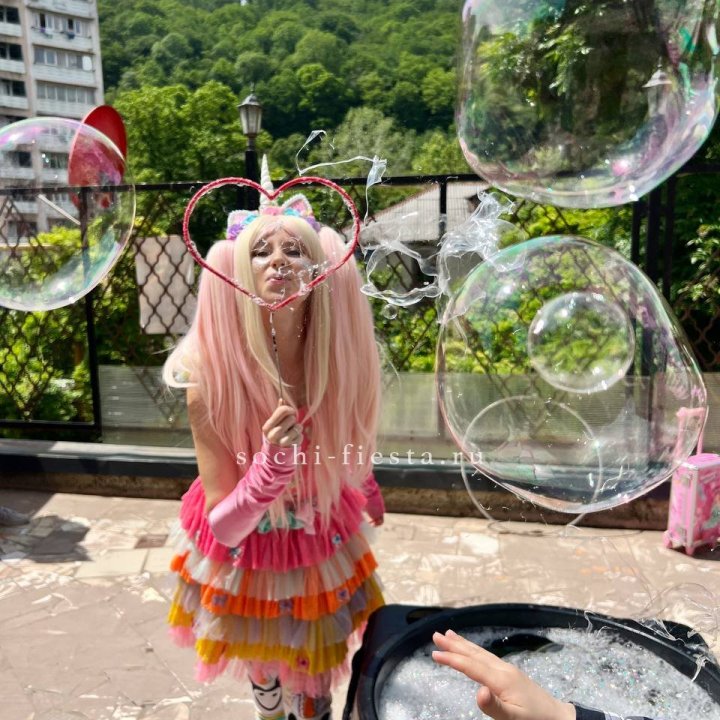 Шоу мыльных пузырей в Набережных Челнах