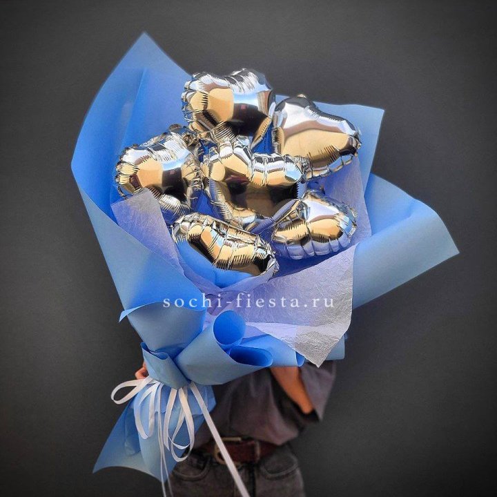 Букет из шаров сердец  №2 в Набережных Челнах