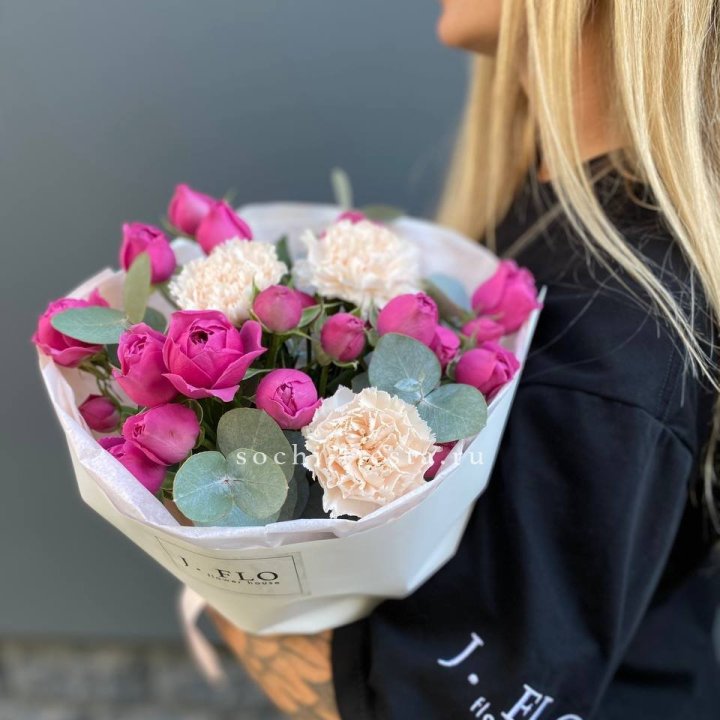 Букет с мисти бабблс №2 в Набережных Челнах