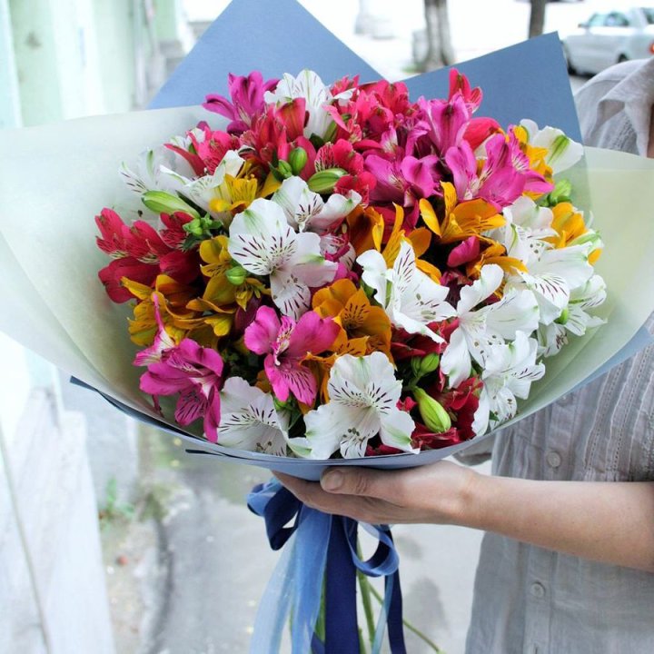 Микс альстромерий в Набережных Челнах