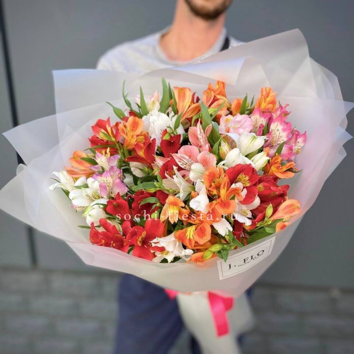 Микс альстромерий №5 в Набережных Челнах