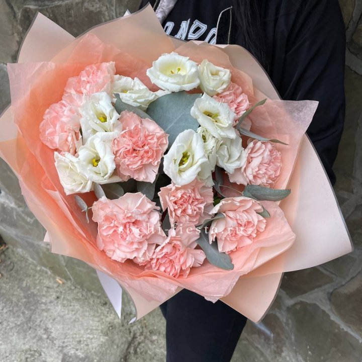  Букет диантусов "Пич" в Набережных Челнах