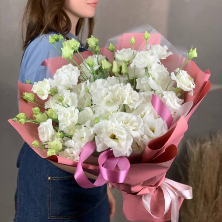 Букет эустом "Пудра" в Набережных Челнах