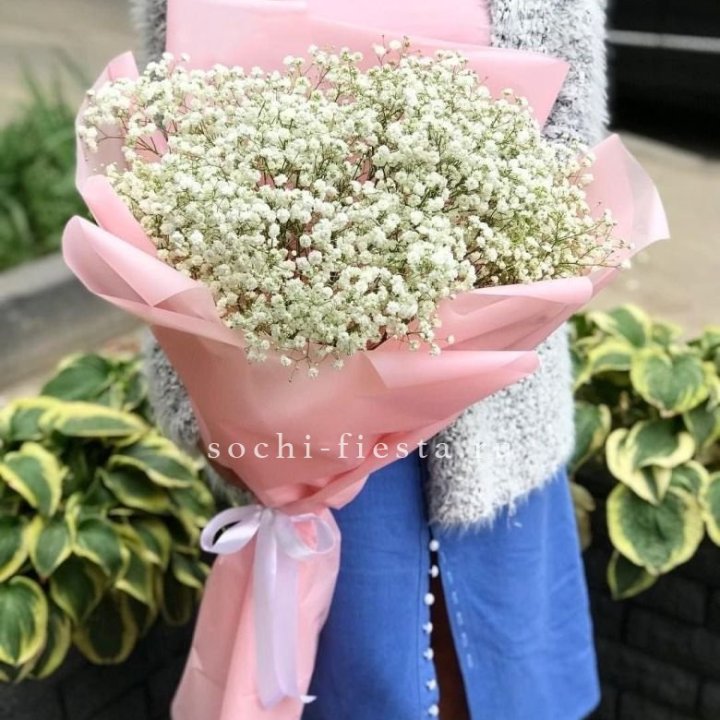 Белоснежные гипсофилы в Набережных Челнах