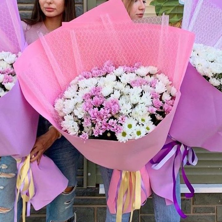 Букет хризантем №3 в Набережных Челнах