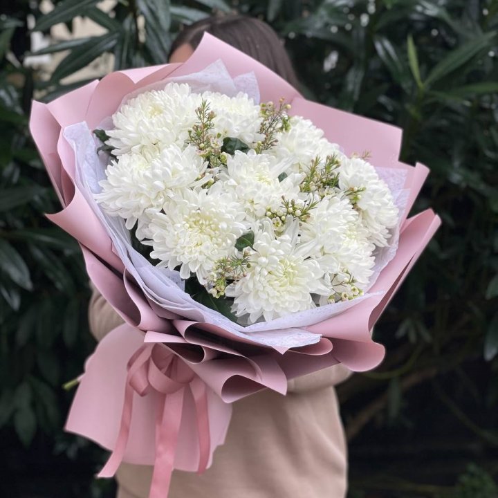 Букет хризантем №1 в Набережных Челнах