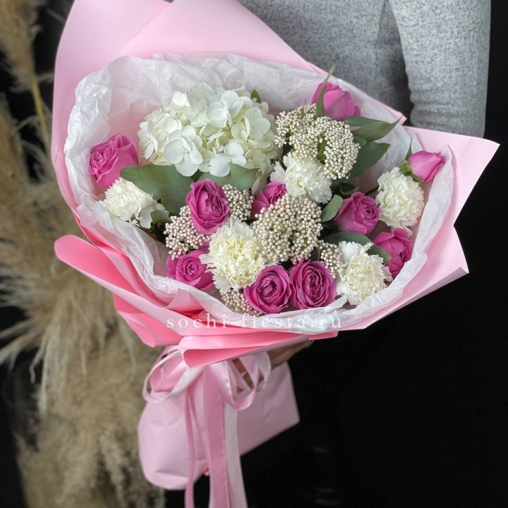 Букет с мисти бабблс №1 в Набережных Челнах