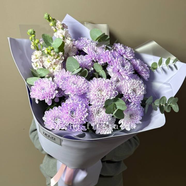 Дуо хризантема и маттиола в Набережных Челнах