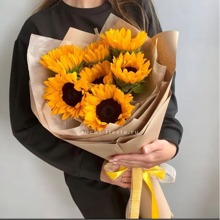 Букет из подсолнухов в Набережных Челнах