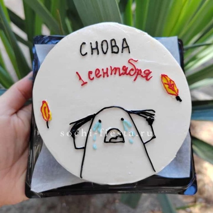 Бенто-торт "Не опять, а снова..." в Набережных Челнах