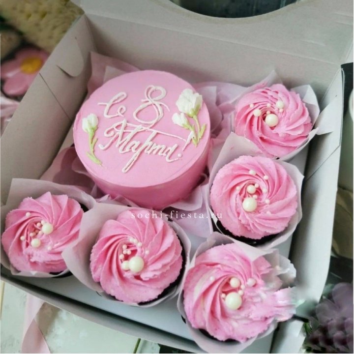 Капкейки и бенто-торт "8 марта!" в Набережных Челнах