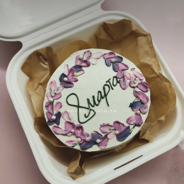 Бенто-торт "8 марта цветы"  в Набережных Челнах