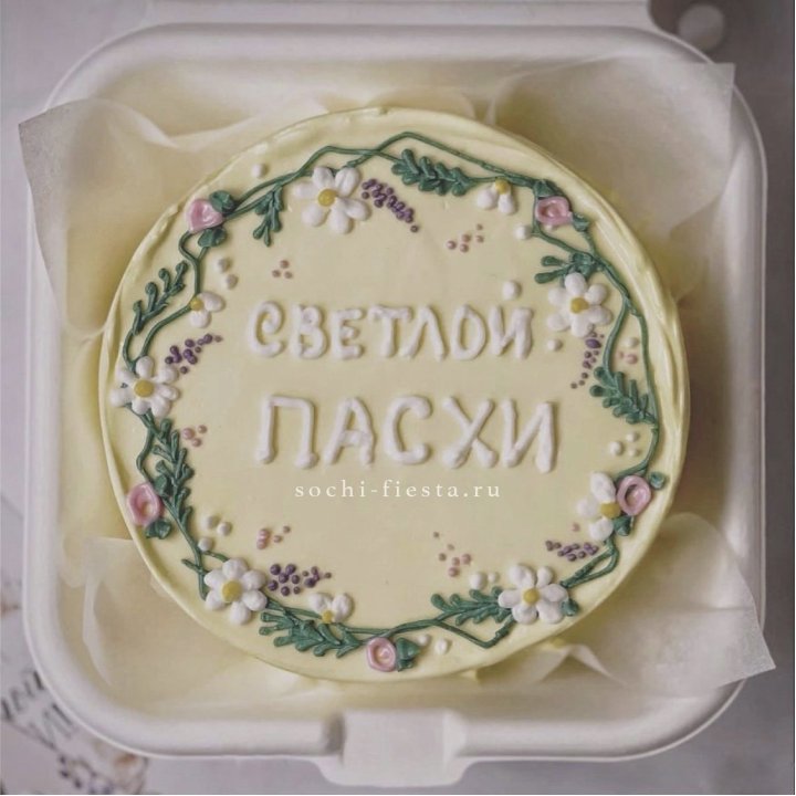 Бенто-торт "Светлой Пасхи" 2 в Набережных Челнах