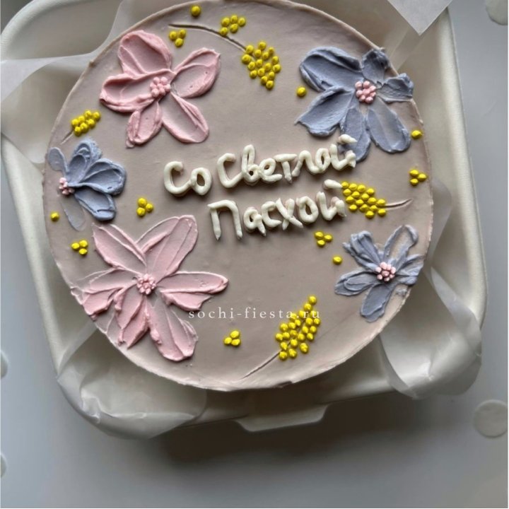 Бенто-торт "Светлой Пасхи" 3 в Набережных Челнах