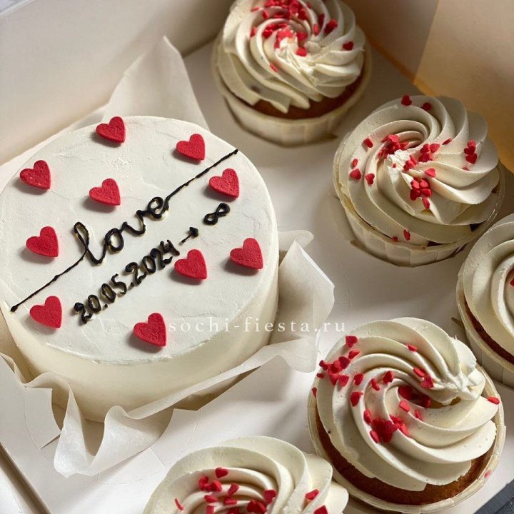 Капкейки и бенто-торт "Любимые" в Набережных Челнах