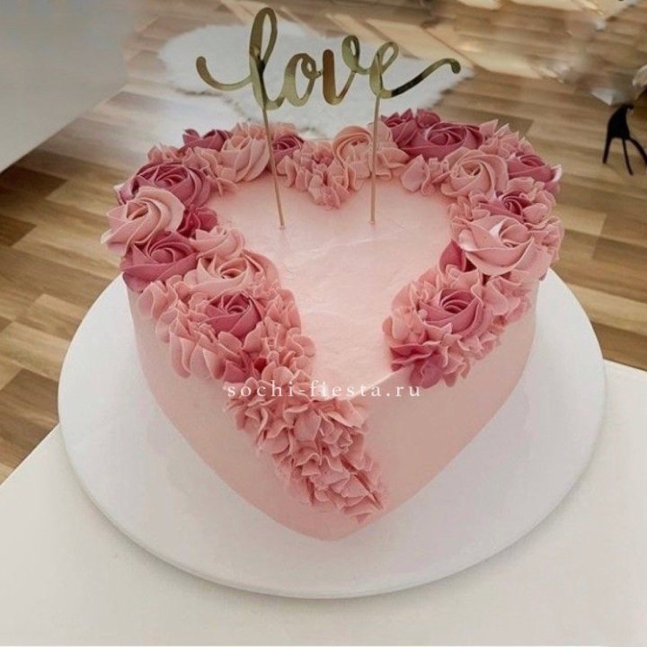 Торт "Сердце" 10 в Набережных Челнах