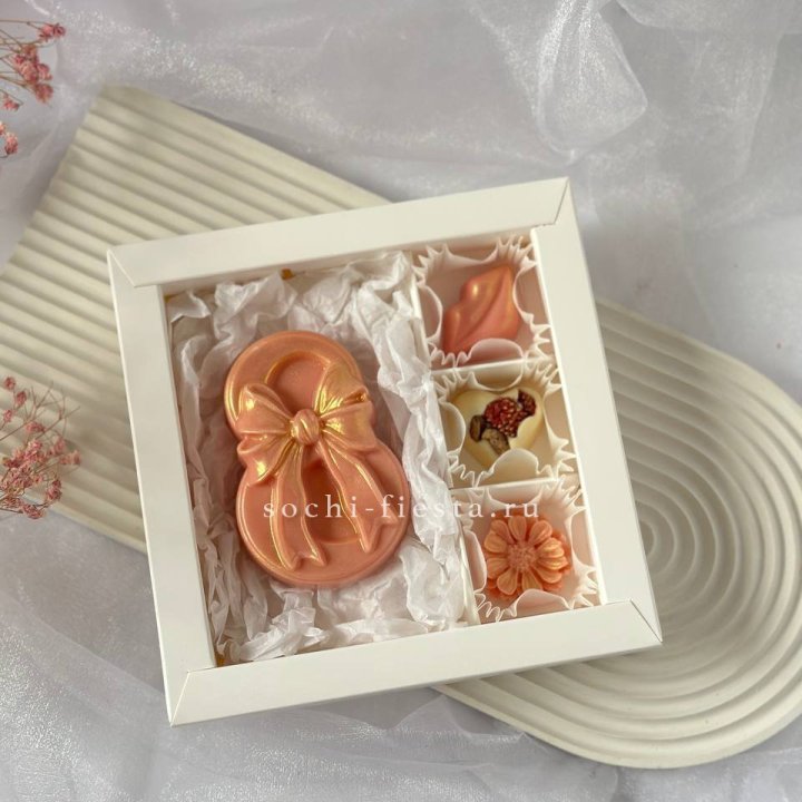 Конфеты из шоколада 8 Марта в Набережных Челнах