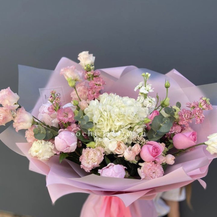 Дизайнерский букет "Фламинго" в Набережных Челнах