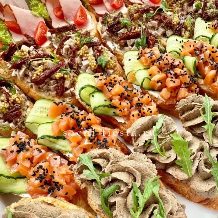 Брускетта "4 вкуса иксель" в Набережных Челнах