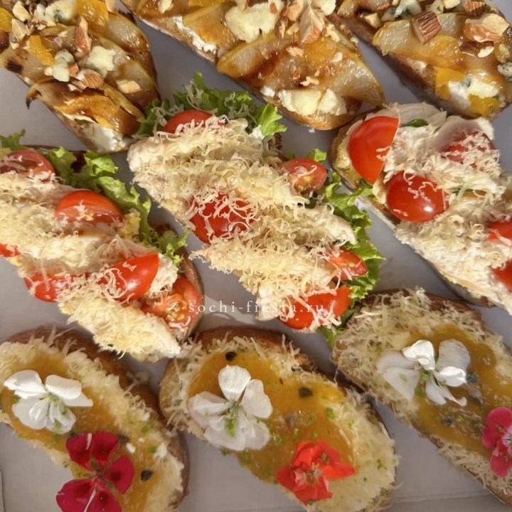 Брускетта «3 вкуса» в Набережных Челнах