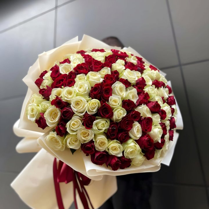 101 высокая импортная роза  в Набережных Челнах