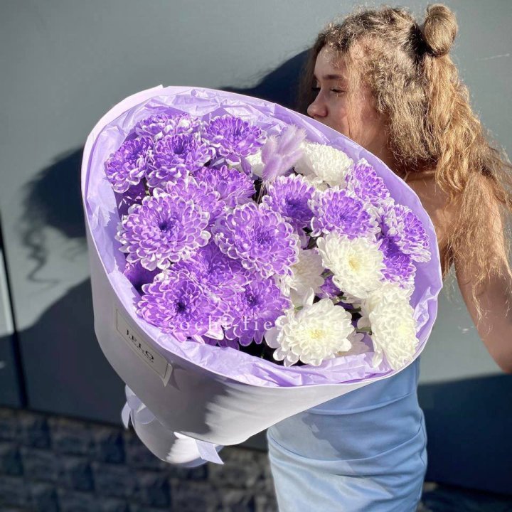  Букет хризантем "Сирена" в Набережных Челнах