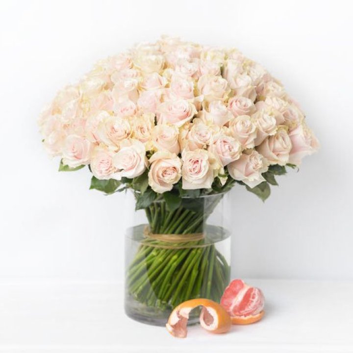 101 кремовая роза в Набережных Челнах