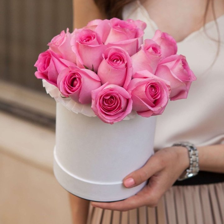 15 роз в боксе Кэтрин в Набережных Челнах