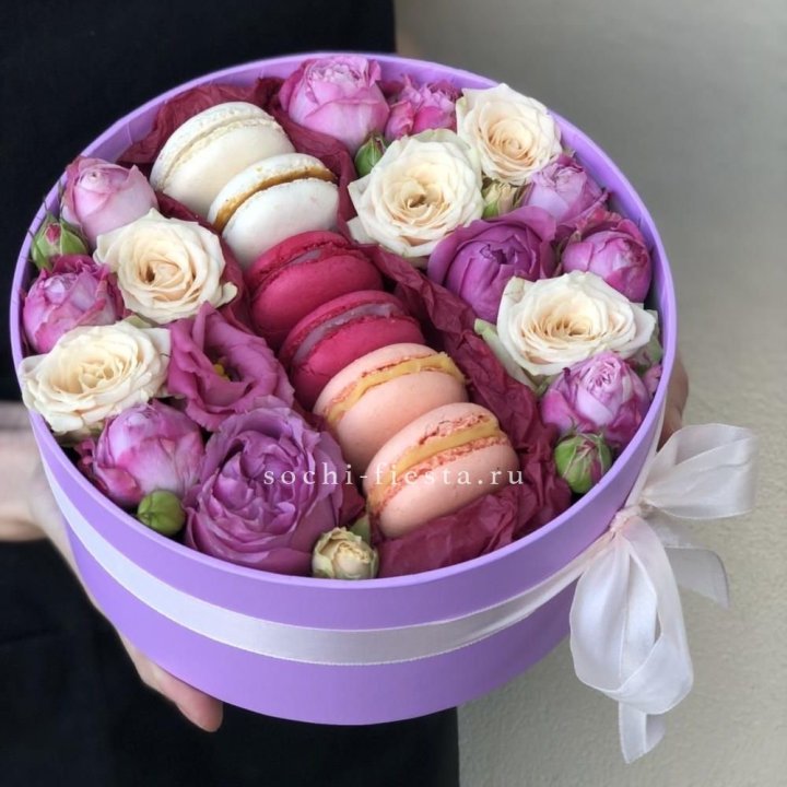 Цветочный бокс "Лаванди" в Набережных Челнах