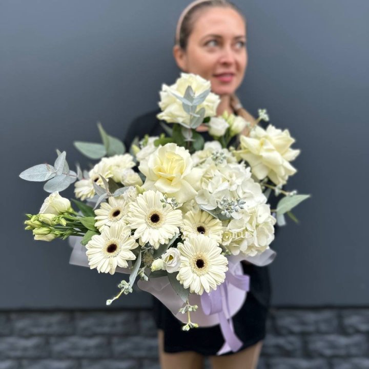 Цветочный бокс "Лавандовый сон" в Набережных Челнах