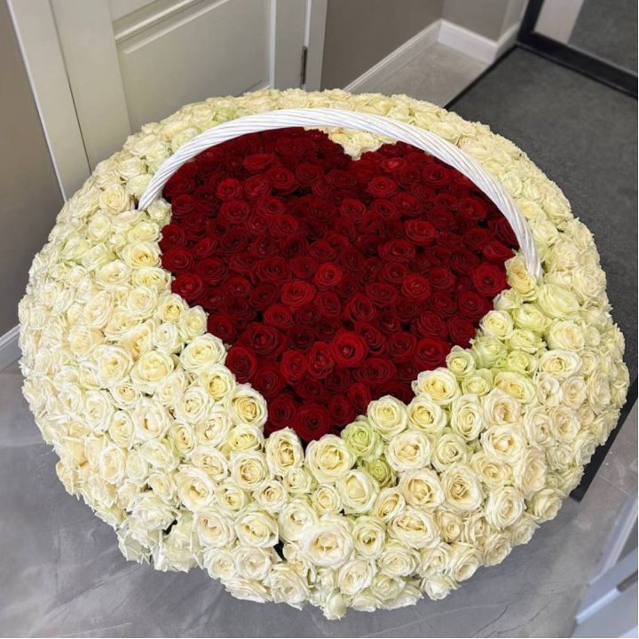 501 роза сердце в Набережных Челнах