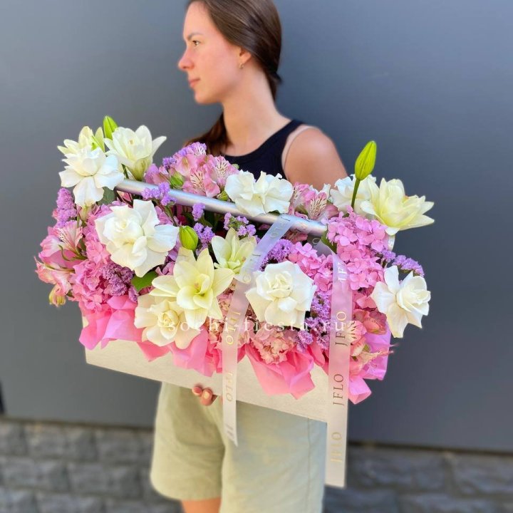 Большой бокс розовый в Набережных Челнах