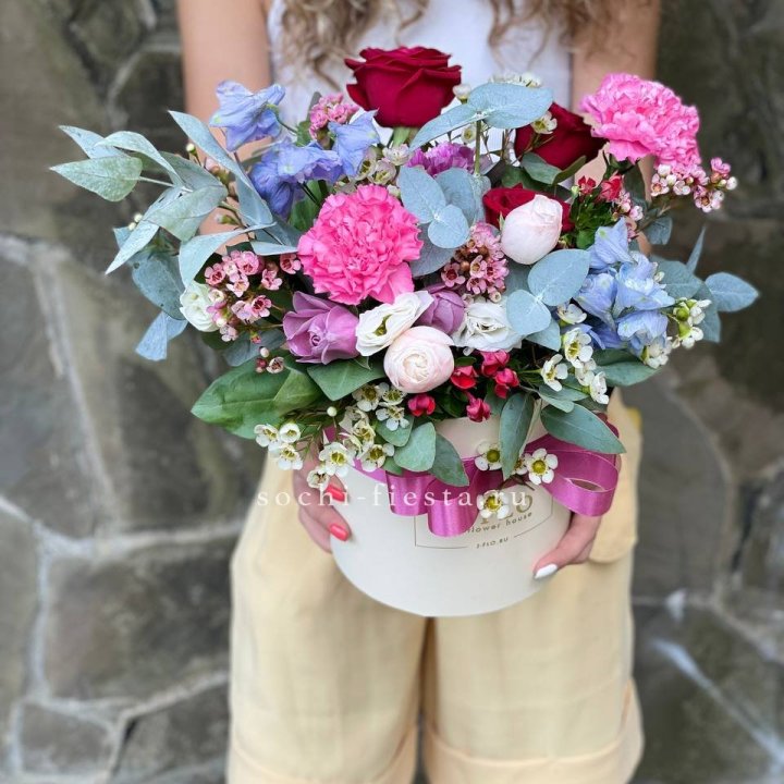 Цветочный бокс №4 в Набережных Челнах