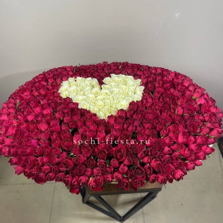 501 роза в корзине в Набережных Челнах