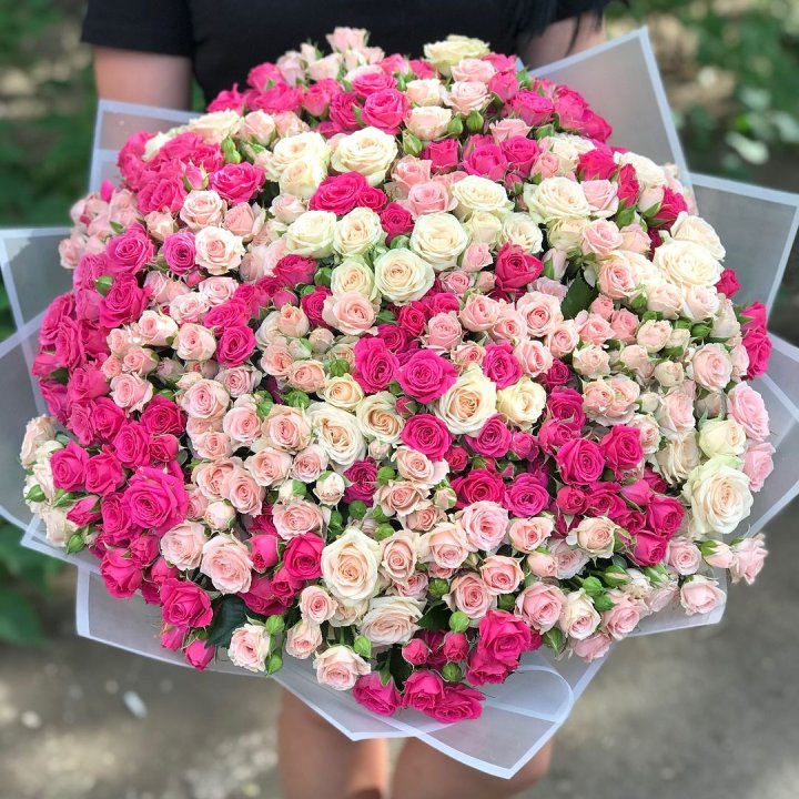 101 кустовая роза в Набережных Челнах