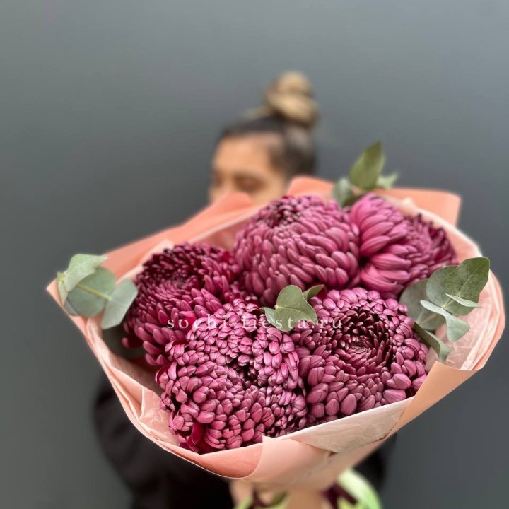 Хризантемы  Бигуди  в Набережных Челнах