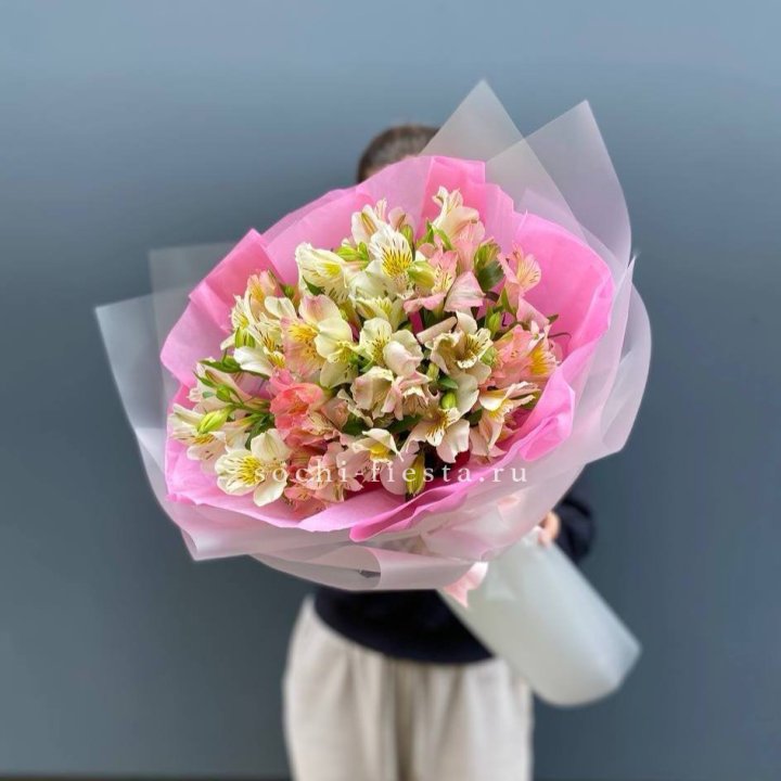 букет альстромерий "Черри" в Набережных Челнах