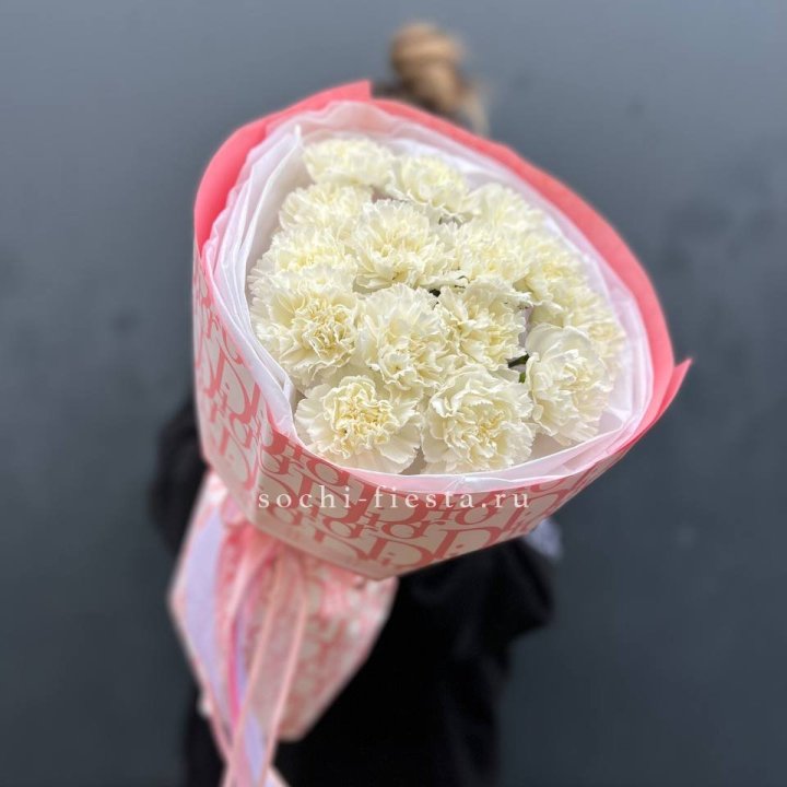 Белые диантусы №2 в Набережных Челнах