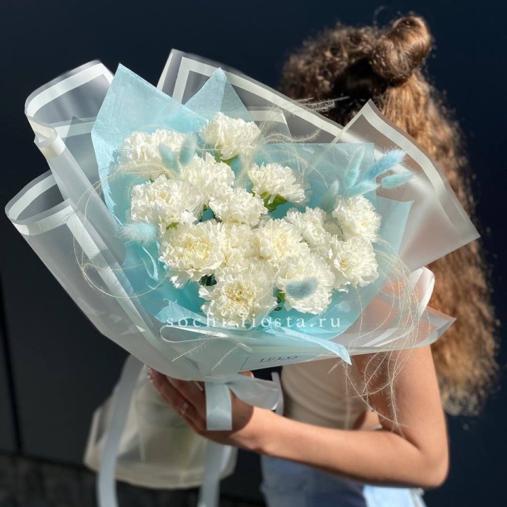 Воздушный букет из диантусов  в Набережных Челнах