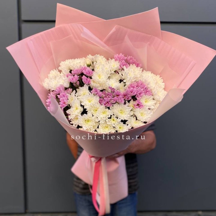  Букет хризантем- гигант  в Набережных Челнах