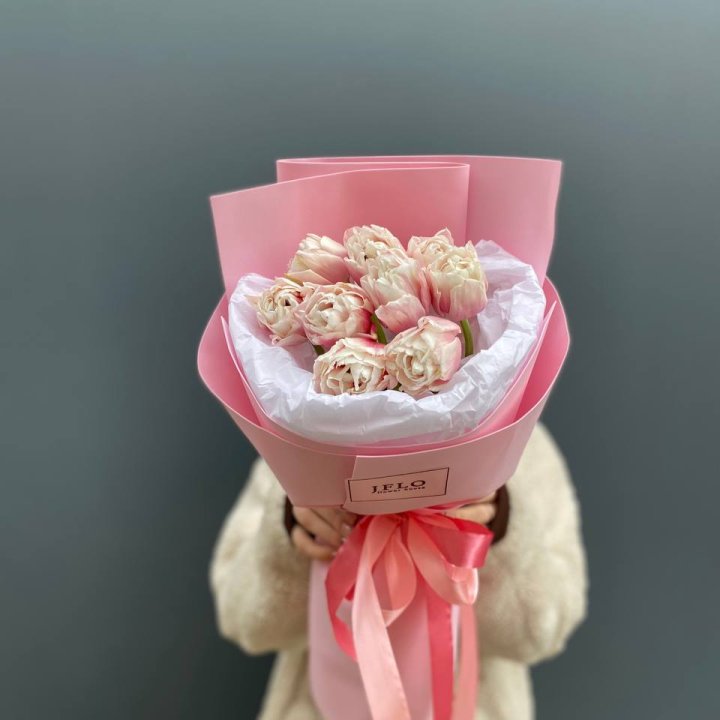 9 нежных тюльпанов в Набережных Челнах