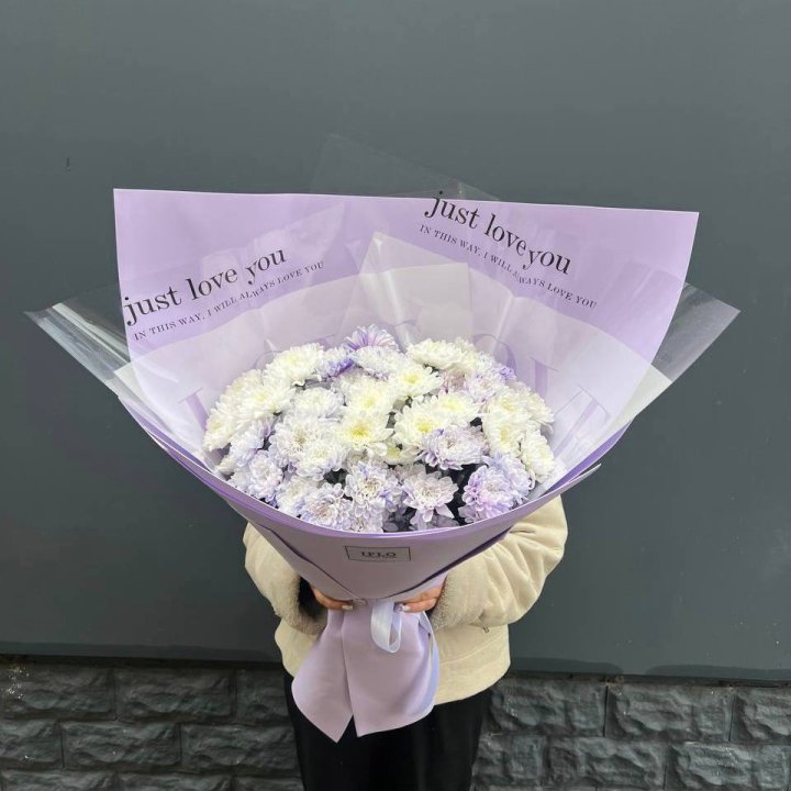 9 воздушных хризантем в Набережных Челнах