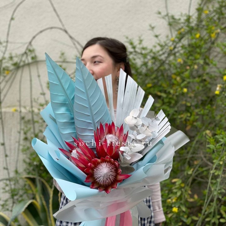 Букет из протеи "Клеопатра-2" в Набережных Челнах