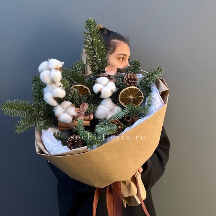 Зимний букет с нобилисом в Набережных Челнах