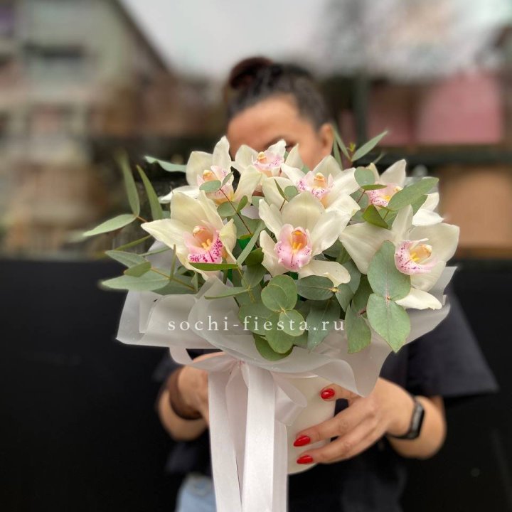 Бокс с орхидеями в Набережных Челнах