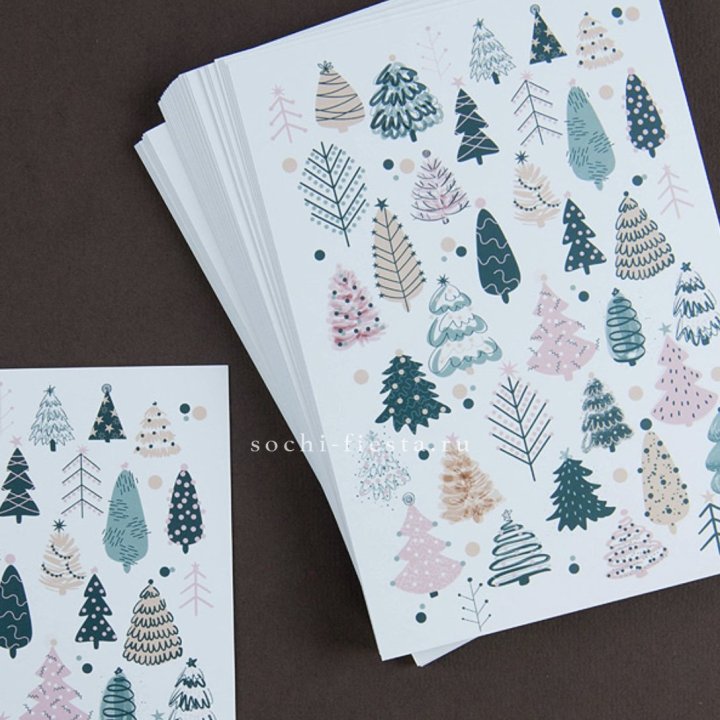 Открытка к букету "Елки" в Набережных Челнах