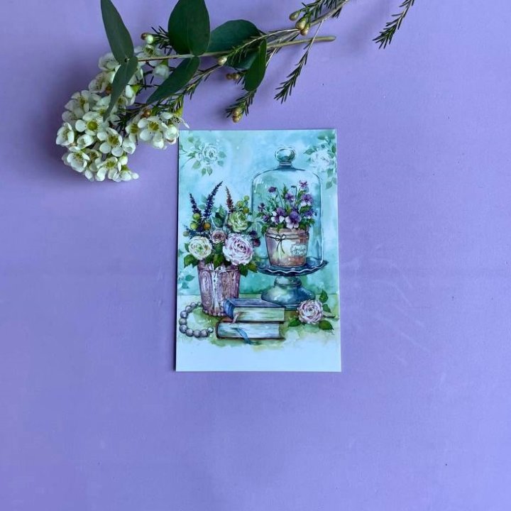 Открытка к букету "Книги" в Набережных Челнах