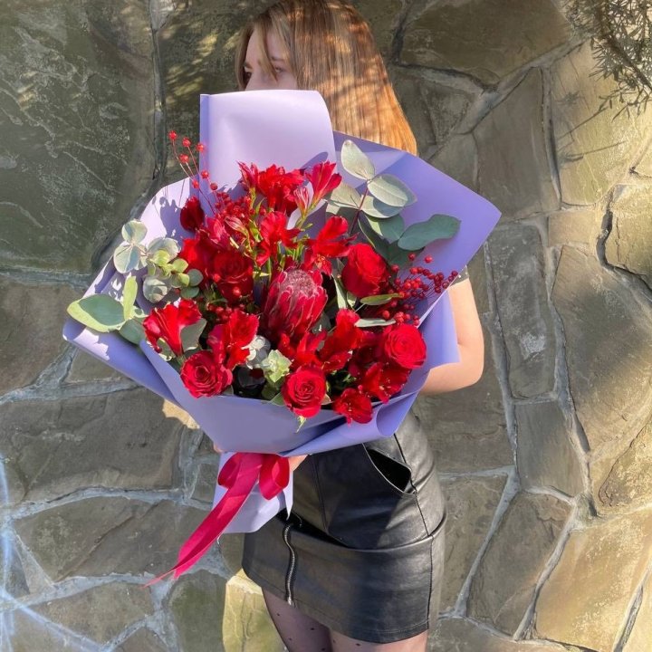 Букет c протеей "Алиса" в Набережных Челнах