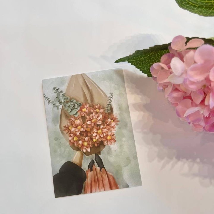 Открытка к букету "Букет" в Набережных Челнах