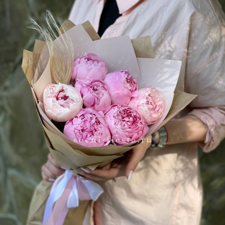 Букет пионов "Венди" в Набережных Челнах